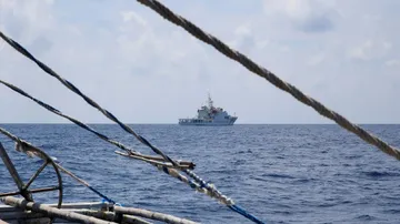 Philippine Coast Guard Accuses China of Damaging Boat in South China Sea Standoff