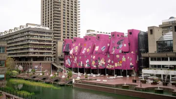 Ghanaian Artist Ibrahim Mahama Transforms London's Barbican Centre with 'Purple Hibiscus' Installation