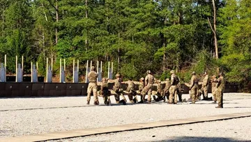 Falkland Islands Defence Force Trains with Caribbean Regiments at Camp Lejeune