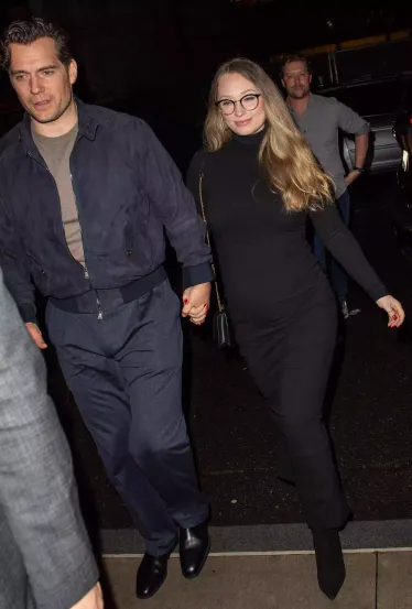 EXCLUSIVE: Henry Cavill steps out with girlfriend Natalie Viscuso amid rumours the Hollywood executive is pregnant with the couple's first child