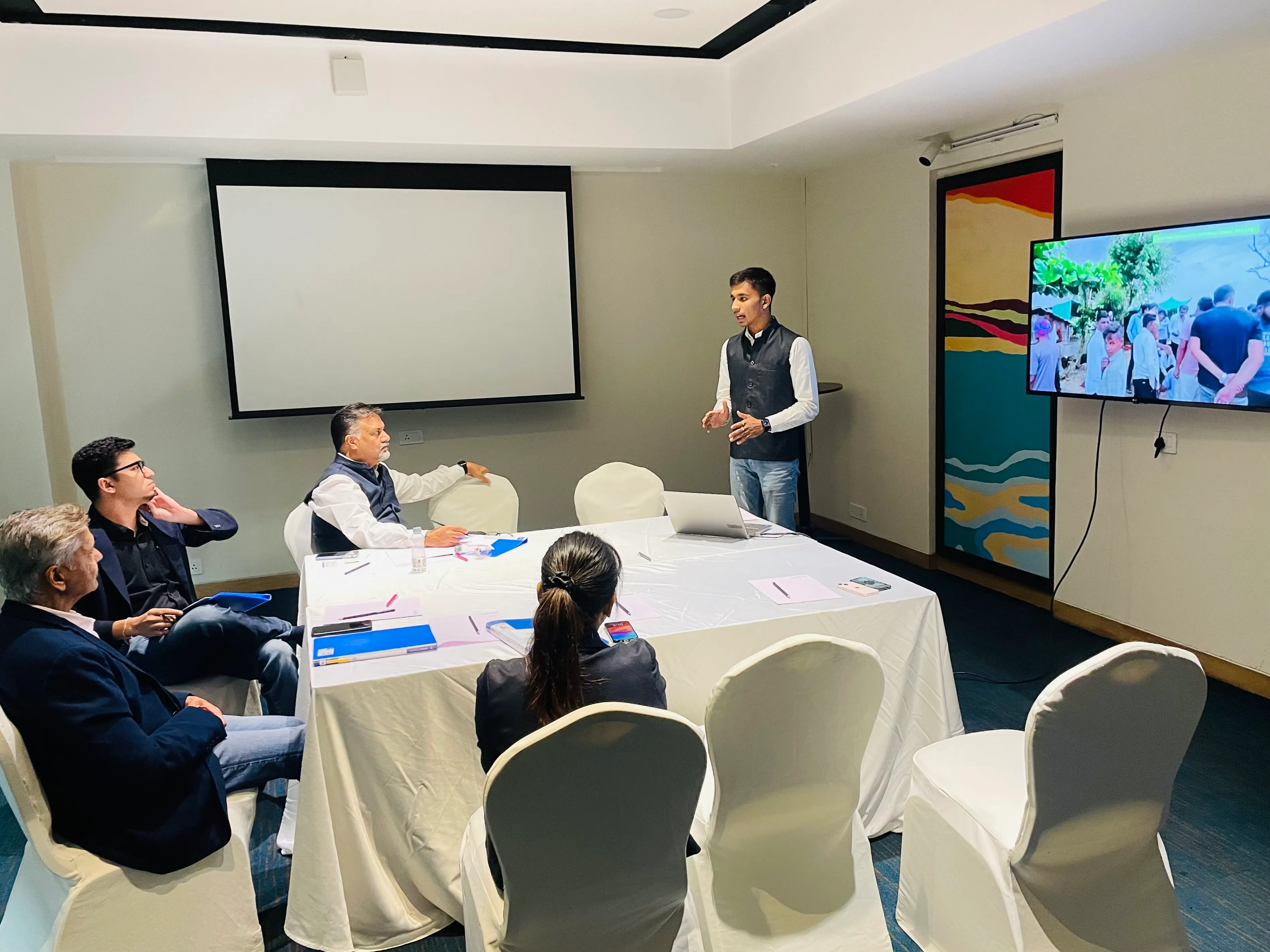 Ansh Patidar, briefing to investors