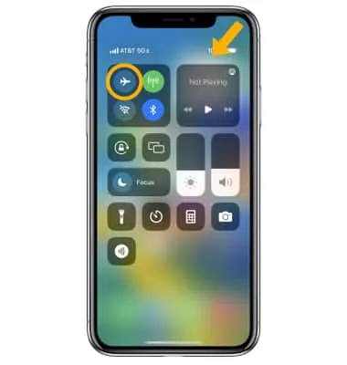 Apple iPhone X - Airplane Mode - AT&T