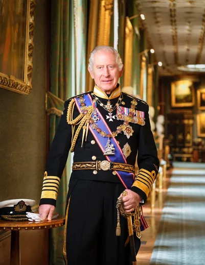 King Charles III's official portrait for UK public buildings unveiled | CNN