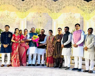 shivraj singh sons reception party 1