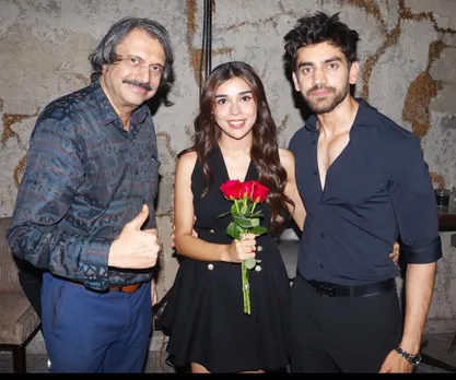 Chaitanya Padukone with Kala Sha Kala pair Eisha Singh and Avinash Mishra