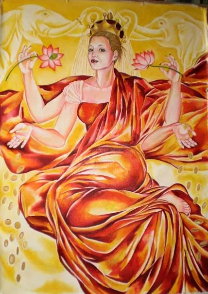 Giovanna Caruso painting