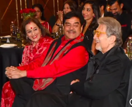 Mrs Punam S. Sinha and Shatrughan Sinha with Rajan Lall