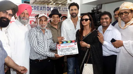 Short: Dharmendra Blesses Sonu Baggad in Debut Punjabi Film 'Travel Agent'
