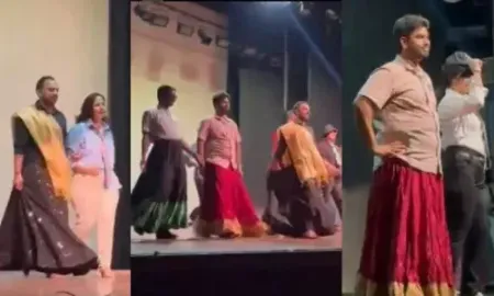 Delhi University professors cross-dress at fashion show