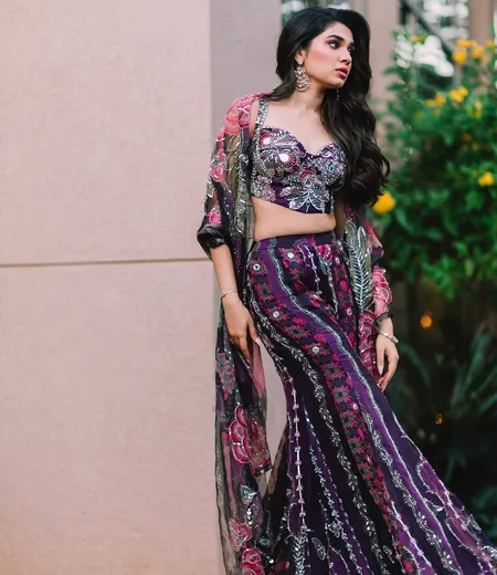 Krithi Shetty multi color dress