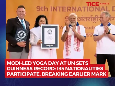 Modi-led Yoga Day at UN sets Guinness Record, Assam Floods Worsen