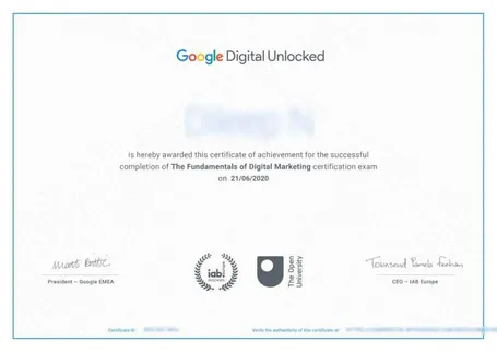10 Google डिजिटल मार्केटिंग सर्टिफिकेशन निःशुल्क