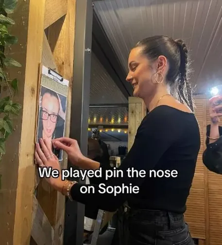 pin the nose funeral