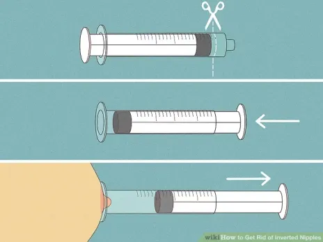 Step 3 Use an inverted syringe.