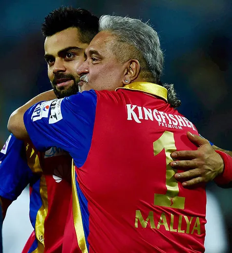 Here's how Vijay Mallya enjoyed RCB's final - Rediff.com