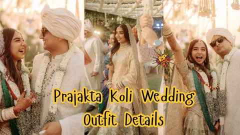 Exclusive: Prajakta Koli-Vrishank Wedding Outfits Decoded; Anita Dongre Made...