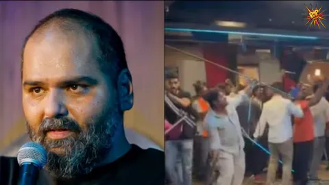 Shiv Sena workers vandalized a hotel in Mumbai where Kunal Kamra's show was filmed