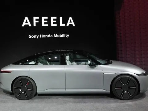 Sony drives its Unreal Engine 5-powered Afeela EV with PS5 controller