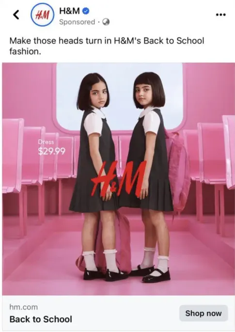 H&M nixes kids clothing ad after complaints it sexualized young girls
