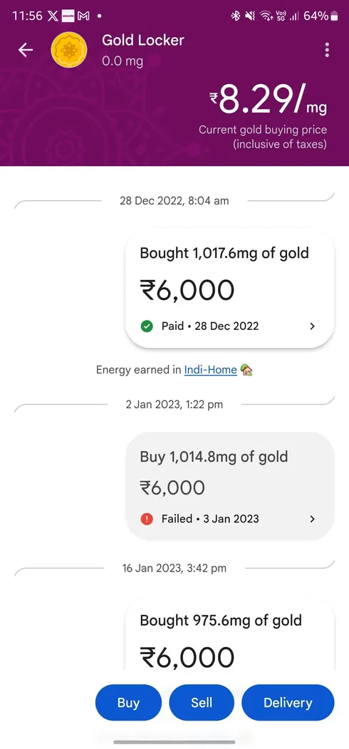 digital gold googlepay