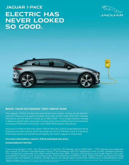 Jaguar I-PACE press ad