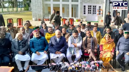 A Himachal Pradesh cabinet minister held a meeting with the rebel MLAs..jpg