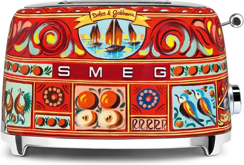 Dolce x Smeg 2 Slice Toaster with 6 Presets...