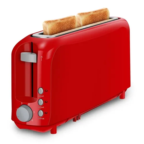 2 Slice Slim Toaster, 6 Setting Shade Control with Cancel & Reheat & Defrost, Removable Crumb Tray,750 Watt, Modern Slim Design Fits Any Space