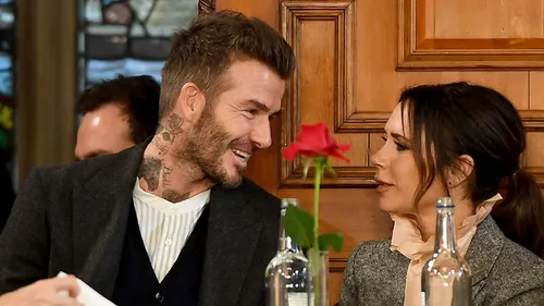Victoria Beckham almost cracks a smile in video with David inside  royal-esque kitchen | HELLO!