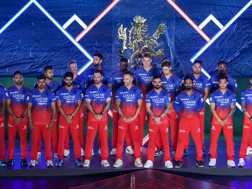 RCB change team name, unveil new jersey ahead of IPL 2024 | RCB ने बेंगलुरु में किया अनबॉक्स इवेंट: नई जर्सी और लोगो लॉन्च किए, विराट बोले- यह साल RCB का नया