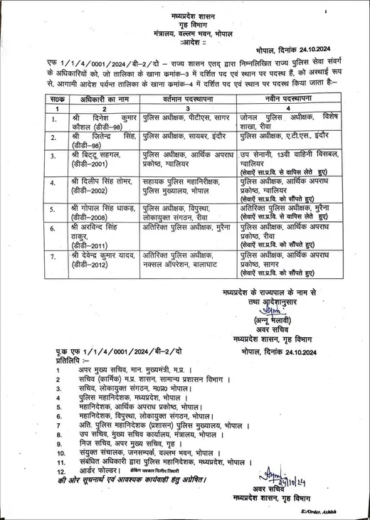 TRANSFER LIST