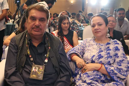 Raza Murad and Mandakini