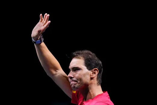 Nadal waves to the crowd in Málaga, Spain, after <a href="https://www.cnn.com/2024/11/19/sport/rafael-nadal-botic-van-de-zandschulp-spt-intl/index.html">playing his last match as a professional tennis player</a> in November 2024. “I just want to be remembered as a good person and a kid that followed their dreams and achieved more than what I’ve ever dreamed," he said after Spain lost in the Davis Cup.