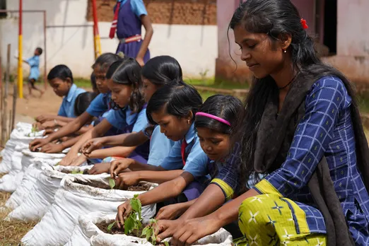 sowing vegetables in bags earth focus