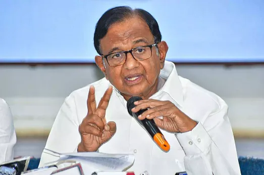 Senior Congress leader P Chidambaram slams Modi government