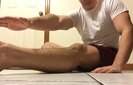 Knee to thigh stretch