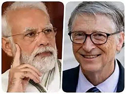 बिल गेट्स ने की भारत की 'डिजिटल सरकार' की तारीफ, पीएम मोदी ने एआई पर रखे अपने विचार