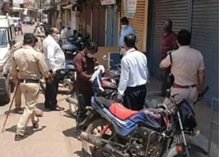 नरसिंहपुर : गाडरवारा में कोरोना कर्फ्यू के उल्लंघन पर 3 दुकानें सील