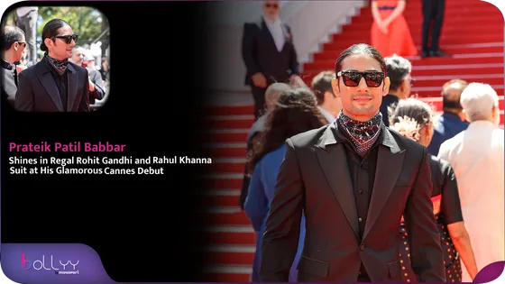 Prateik Patil Babbar Dazzles in Regal Cannes Debut Suit