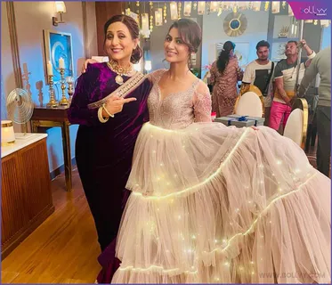 Sriti Jha Shines in Lit-Up Gown for Kaise Mujhe Tum Mil Gaye Sequence!
