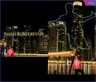 Dunki Release: Shahrukh Khan did a drone show at the Burj Khalifa