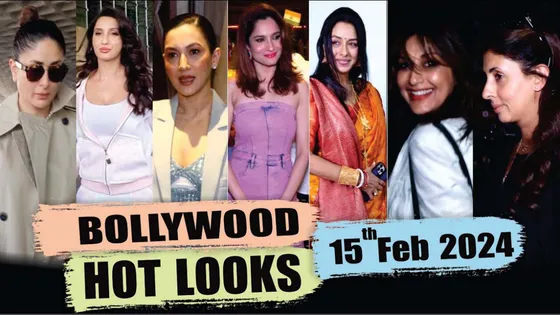 Rupali Ganguly, Kareena Kapoor, Nora Fatehi & Others Celebs Spotted Today | 15th Feb 2024 | 10 PM
