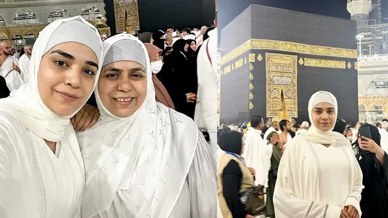 Khatron Ke Khiladi 13 fame Anjum Fakih feels extremely pleased as she completes her first Umrah at Mecca with her mother