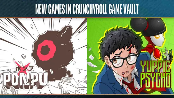 Crunchyroll Game Vault: 'Ponpu' and 'Yuppie Psycho' Exclusives