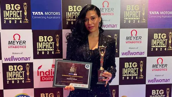 Entrepreneur Krishna Shroff delivers an inspiring speech post ‘Woman Fitness Leader of the Year’ award win, watch video.