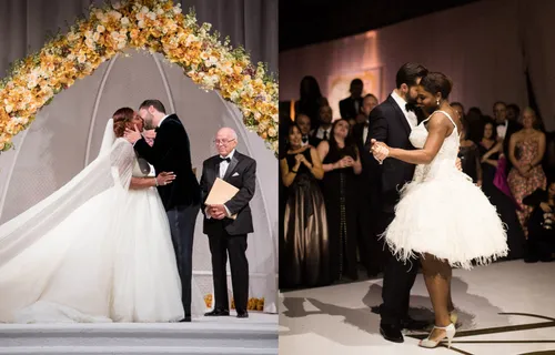 SERENA WILLIAMS AND ALEXIS OHANIAN EXCHANGED WEDDING VOWS IN THE MOST SPECTACULAR WAY