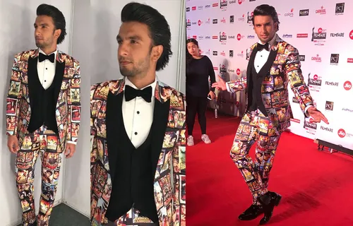 RANVEER SINGH PAYS A SPECIAL TRIBUTE TO BOLLYWOOD AT THE FILMFARE AWARDS!