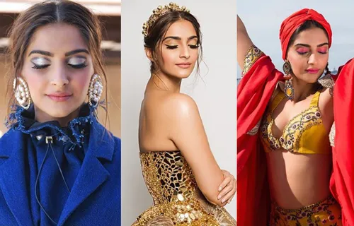 SONAM KAPOOR GAVE US 7 ICONIC MAKE-UP LOOKS IN 2017