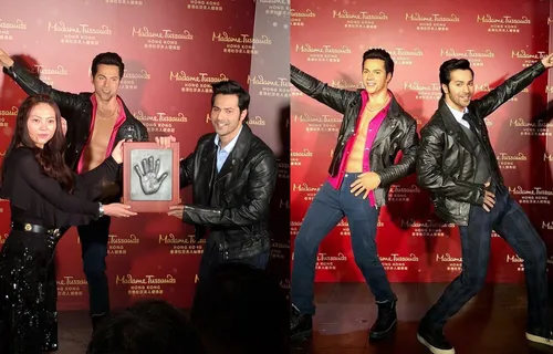 VARUN DHAWAN AT #MADAMETUSSAUDS HONG KONG