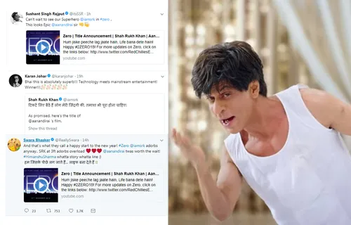 BOLLYWOOD REACTS TO SHAH RUKH KHAN'S DWARF AVATAR FOR ANAND L RAI'S ZERO